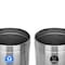 Alpine Industries Trash Can, Satin Alum/Satin Alum, Stainless Steel/Plastic ALP475-27-R-T - alternate 3